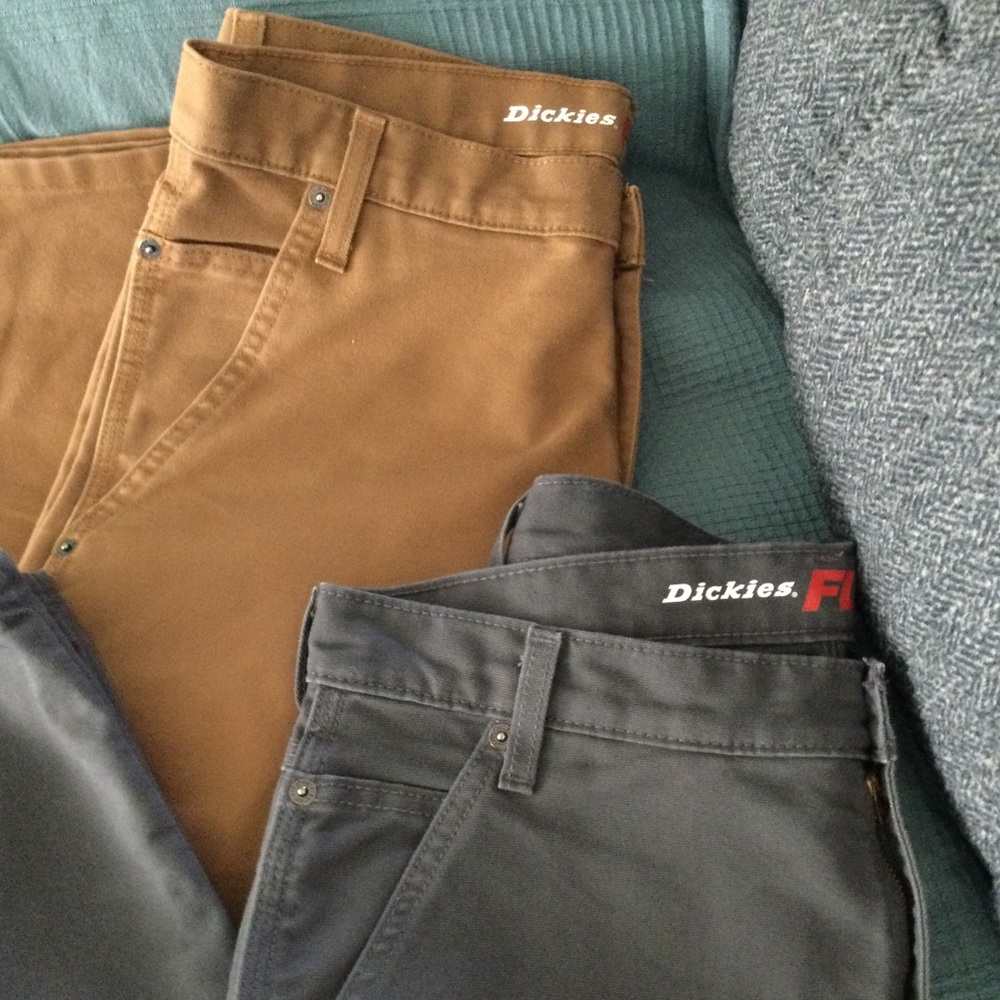Dickies Flex Men's Gray & Camel Pants 32 x 32